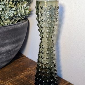 Vintage Vase Dalek Hobnob Japan Smoked Glass